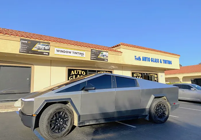 Tesla Cyber Truck Window Tinting Services